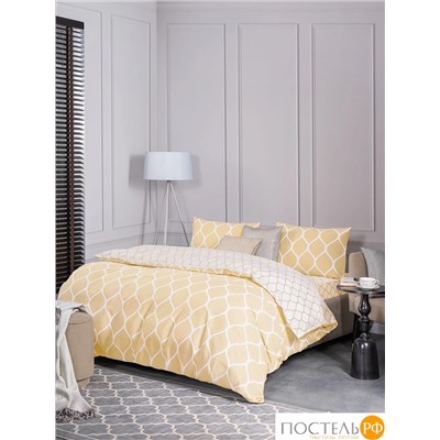 PRIME PRIVE ХАРДИ желт КПБ 200х220-1/230х250-1/50х70-2, 4 пр., хл./сатин