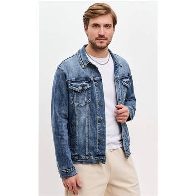 Куртка джинсовая мужская F311-1296 синяя