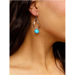 Серьги длинные с натуральным камнем, 035,арт. 218.007