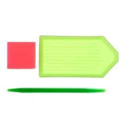 Алмазная мозаика с полным заполнением со светящимися стразами на холсте «Волк», 20×30 см