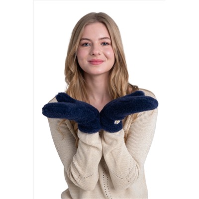 Варежки меховые на резинке ИНДИГО