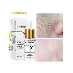 Антибактериальная сыворотка для сужения пор Lanbena Pore Treatme Serum 15мл