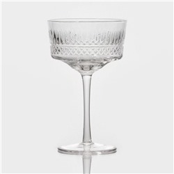 Бокалы для шампанского Magistro «Элизиум», 250 мл, 10.2×16.5 см, стекло, набор 2 шт., прозрачные