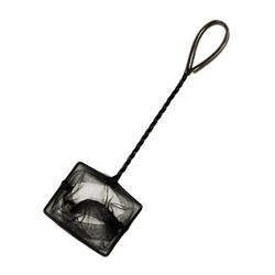 Сачок аквариумный, 10 см, чёрный