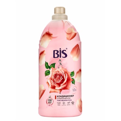 BIS Кондиционер для белья "Чувственная роза", концентрированный, 1,7 л