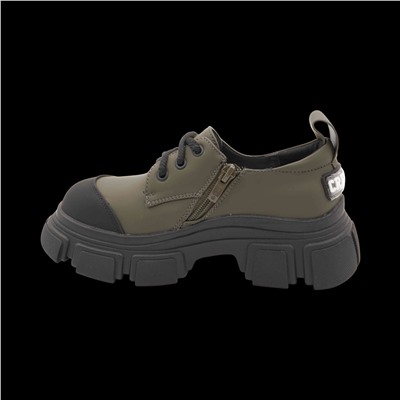 Лоферы 4482-18 хаки