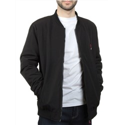 EM25056-2 BLACK Куртка-бомбер мужская демисезонная (100 гр. синтепон)