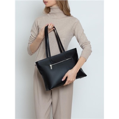 Женская кожаная сумка Richet 3195LN 376 черный