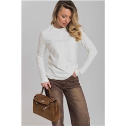 Лонгслив из кулирки с лайкрой М326003м