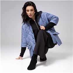 Куртка на синтепоне, След вдохновения (голубая)