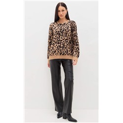 Джемпер TP322-15703 beige leopard