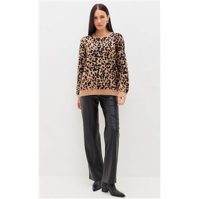 Джемпер TP322-15703 beige leopard