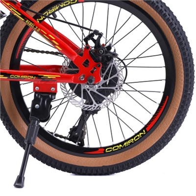 Велосипед 20" рама 12" 7sp COMIRON REBEL красный