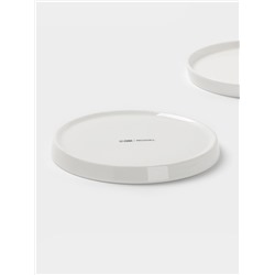 Тарелки Magistro White Snow, набор 2 шт., d=16.5 см, фарфор, белые