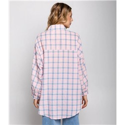Рубашка #КТ22305, розовый