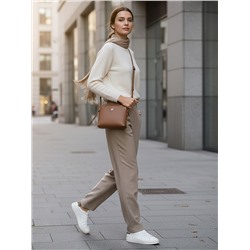 Женская кожаная сумка Richet 3291LN 662 Рыжий