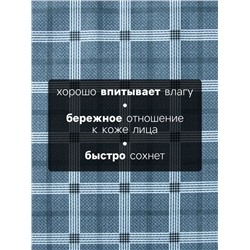 Платки носовые мужские «Этель. Серджио», 30×30 см, 12 шт., хлопок 100%, рисунок МИКС, серые