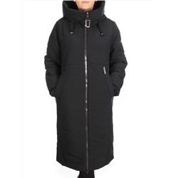 9069 BLACK Пальто зимнее женское CORUSKY  (верблюжья шерсть)