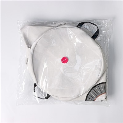 Корзина для белья Доляна «Лёва», 35×40 см, белая