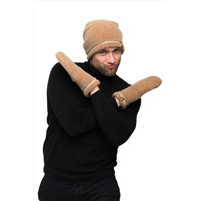 Варежки меховые NEW СAMEL