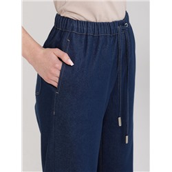 Джинсы сине-серые на эластичном поясе