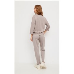 Брюки женские на резинке F212-0820 бежевые