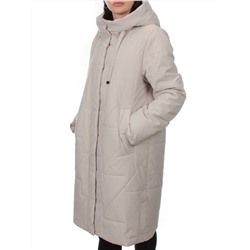 1132 BEIGE Пальто зимнее облегченное женское (холлофайбер 150 гр.)