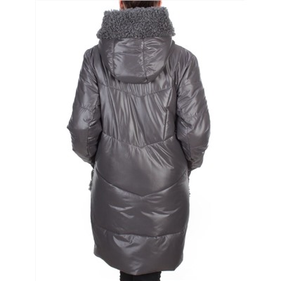 21-985 DARK GRAY Пальто зимнее женское AIKESDFRS (200 гр. холлофайбера)