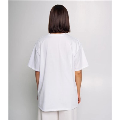 Футболка #КТ04305, белый