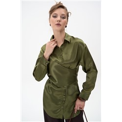Рубашка Ямина (оливковый)