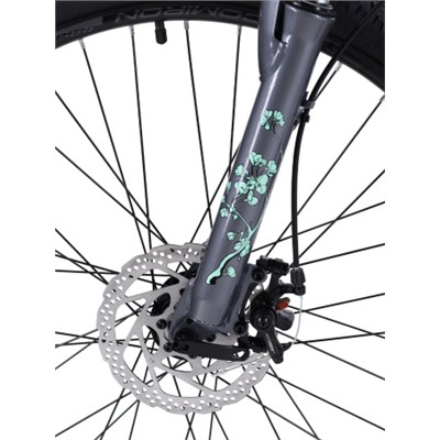 Велосипед 26" рама 17" 21sp COMIRON SAKURA голубой