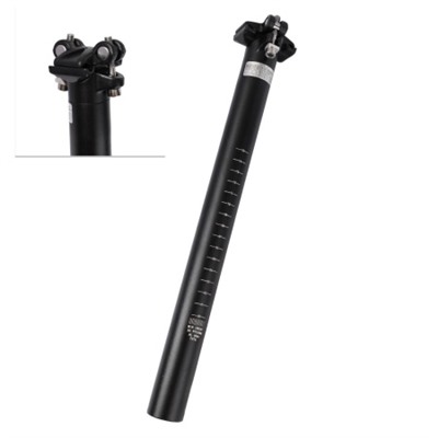 Подседельный штырь алюминиевый 30.9*350 mm, с зажимом, /JSH-18/ матовый чёрный. / уп 50