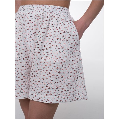 Шорты из муслина с принтом