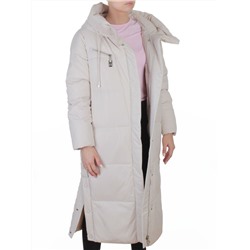8310 LT. BEIGE Пальто зимнее женское (200 гр. холлофайбер)