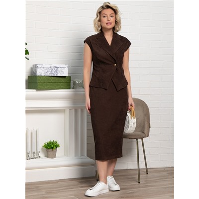 Жилет Анабель (шоколадный) Б15362-10М