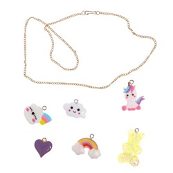 Адвент - календарь новогодний «Создай украшение», детский, 10 окошек с подарками, 6 шармов