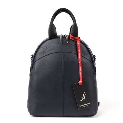 Женский кожаный рюкзак Sergio Valentini SV-SZ752/A Нави