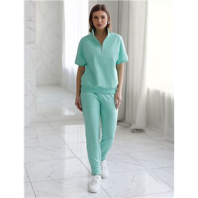 Брюки из тонкого премиального футера с эластаном