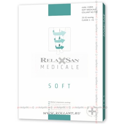 Art. M2180a Soft Medicale Collant No ToeRelaxsan