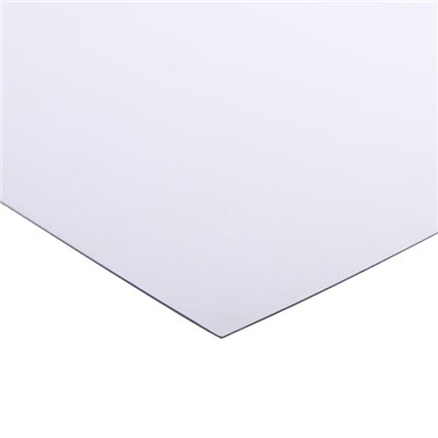 Лист ПЭТ-А, толщина 0.5 мм, 2.05×1.25 м, без УФ, прозрачный