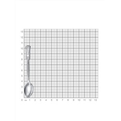 Ложка из серебра штампованая