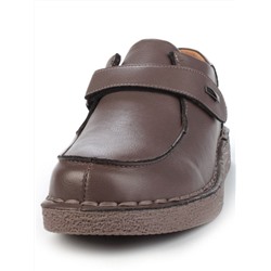 01-D7581-6 BROWN Ботинки демисезонные женские (натуральная кожа)