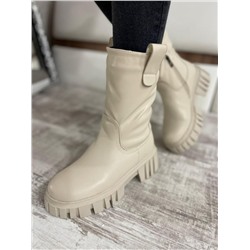 998 Fashion A3311-МП/Z Ботинки женские молочн иск кожа, подклад нат шерсть