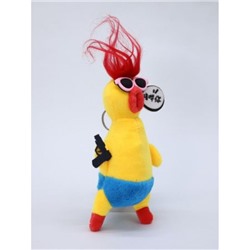 Брелок плюшевый "Killer chick", yellow 15х8,5х5 см 140P-024A