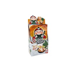 Хрустящие водоросли со вкусом супа том ям от Taokaenoi Crispy Seaweed Big Sheet Tom Yum Shrimp Flavour 3.5 x 12 шт