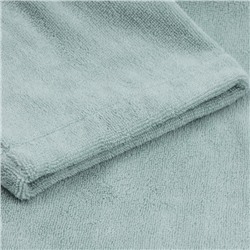 Халат махровый с капюшоном мужской SL HOME: Basic «Аззура», размер L, хлопок 100%, мятный