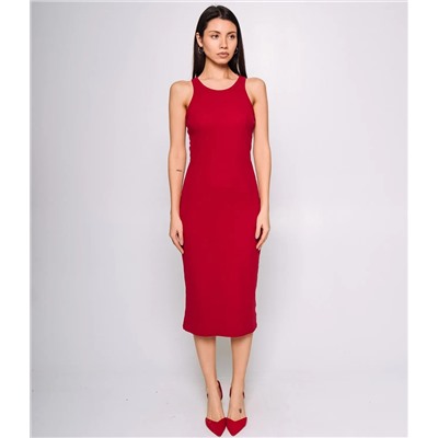 Платье #КТ2263 (1), бордовый