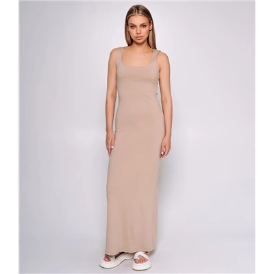 Платье #БШ3010, бежевый