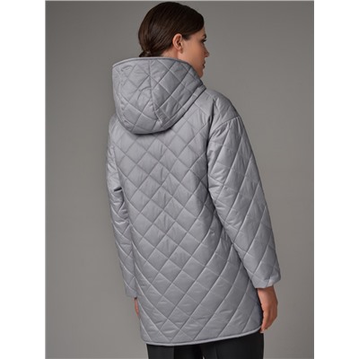 Плащ женский серый