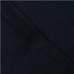 Комплект штор для кухни с завязками «Этель» Linen collection, 145×180 см-2 шт., 100% лён, 170 г/м²